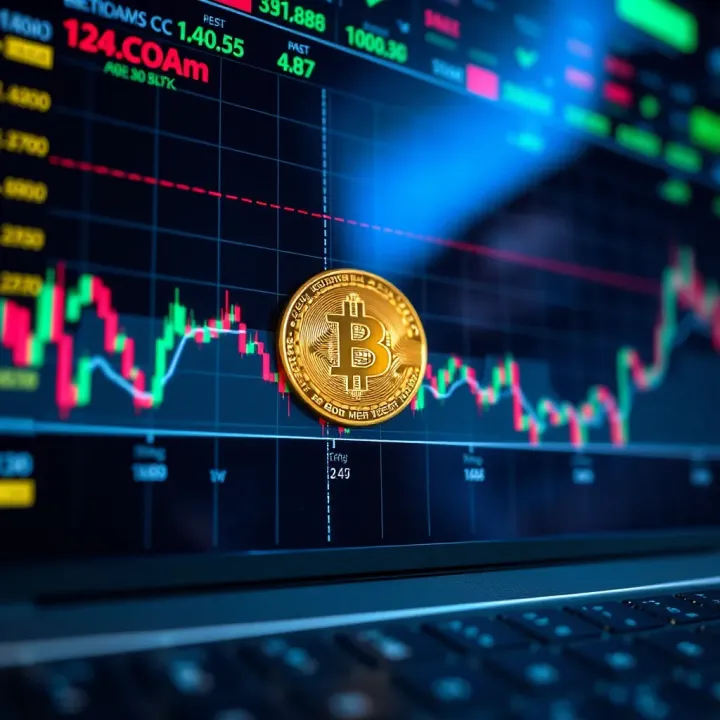 Graph showing Bitcoin Cash price fluctuations with market indicators