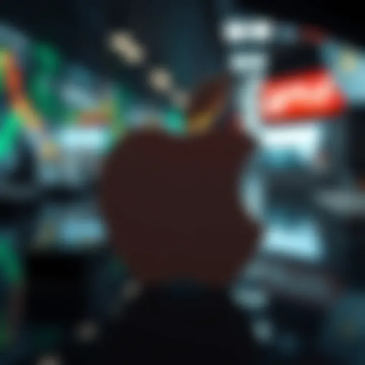 Apple's Market Influence in Global and South African Economies Visual representation of Apple's influence in global and South African economies