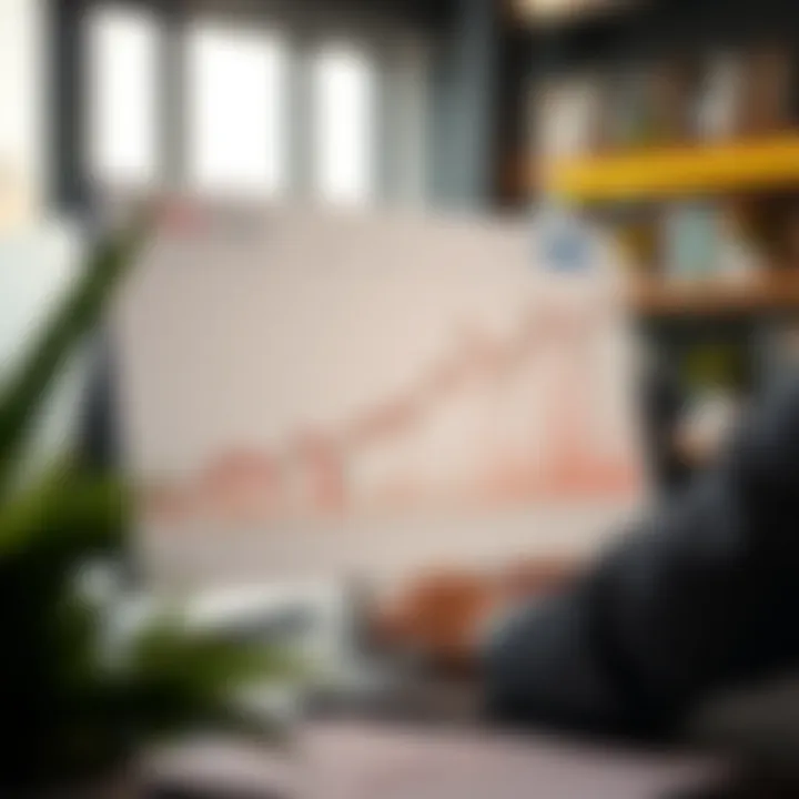 Graph showing practical application of index strategy data in a professional setting