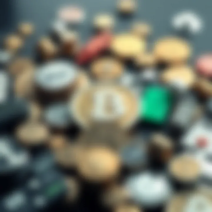 Conceptual graphic of diverse financial assets icons including stocks, forex, and commodities