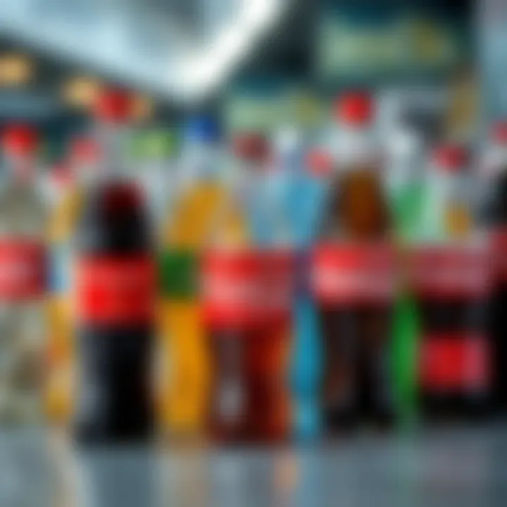 Global and Local Beverage Alternatives to Coca-Cola Diverse range of soft drinks, bottled water, and health drinks representing market alternatives