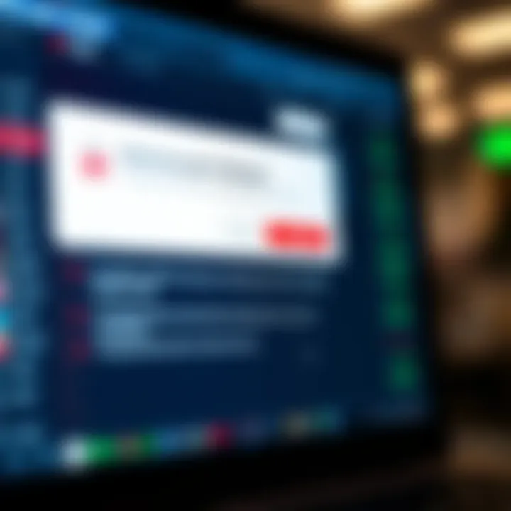 User interface displaying error message and troubleshooting options for login issues