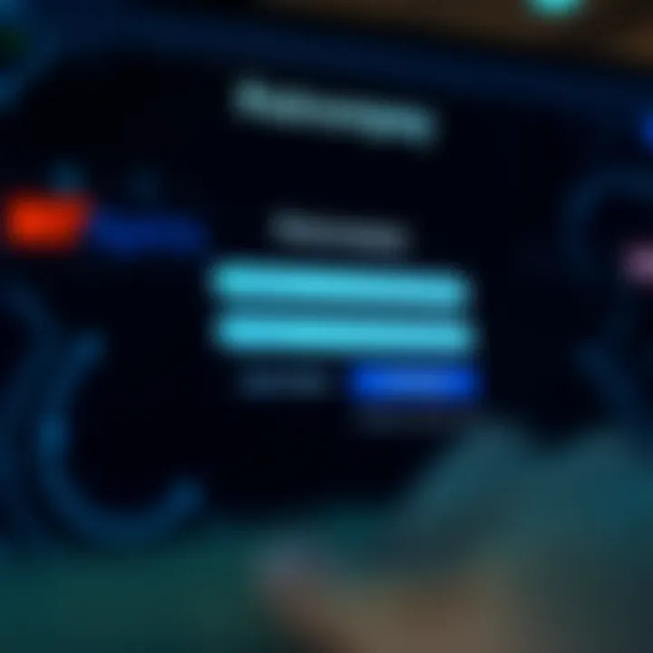 User interface displaying secure login page of Petronpay with input fields for credentials