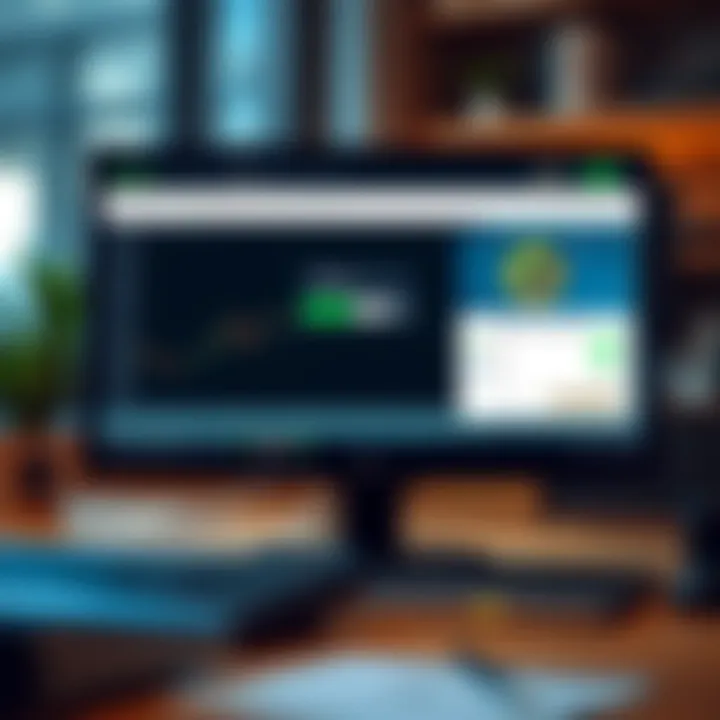 Installing Deriv Trading Application on PC Computer with software installation progress bar depicting Deriv app setup