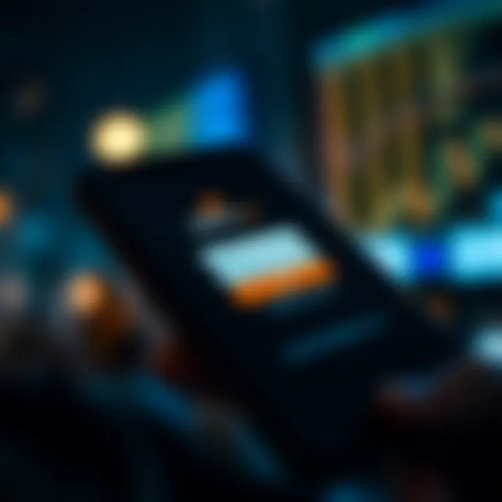 User interface displaying Deriv Go login screen on mobile device