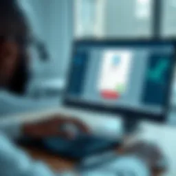 User securely logging into Deriv Limited's platform from South Africa using a computer