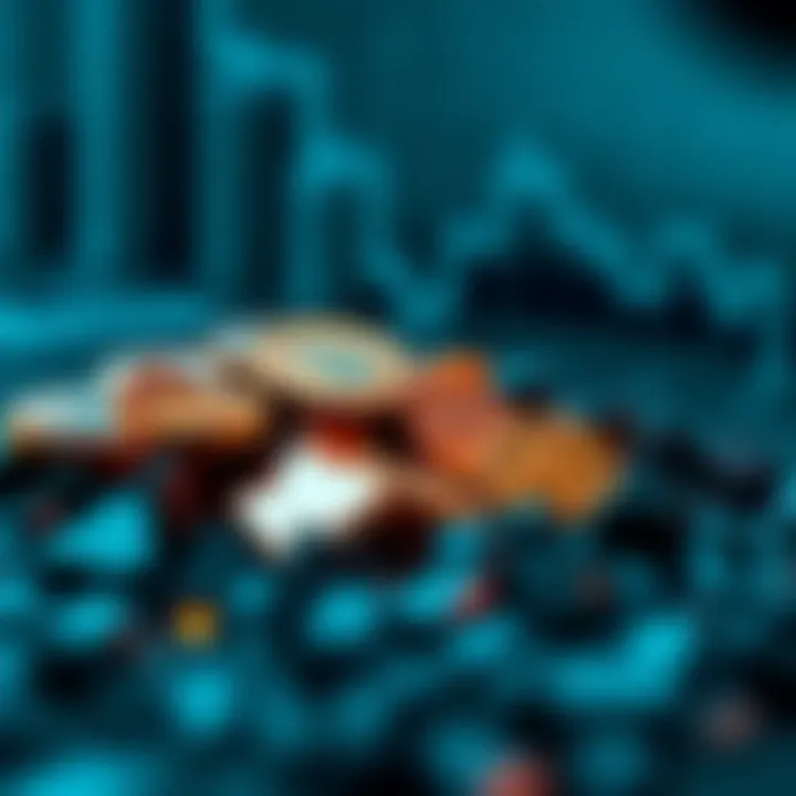 Conceptual illustration of economic factors influencing platinum market dynamics