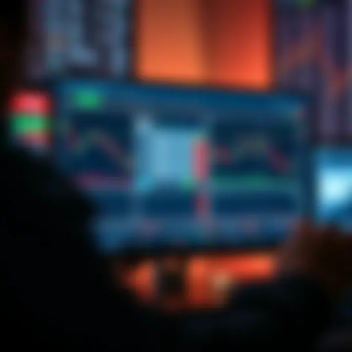 Expert Option Trading Platform Interface on PC Expert Option platform interface displayed on a desktop computer showing trading charts and tools