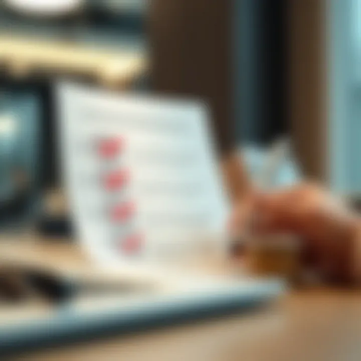 Illustration of a checklist with account verification and compliance icons indicating smooth withdrawal approval