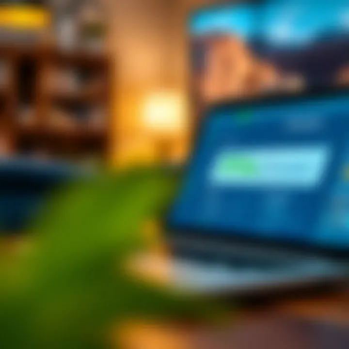 Overview of Finchoice online lending platform interface on a digital device