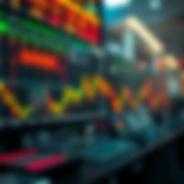 Graphic showing advantages and challenges of forex trading bots in a digital financial environment