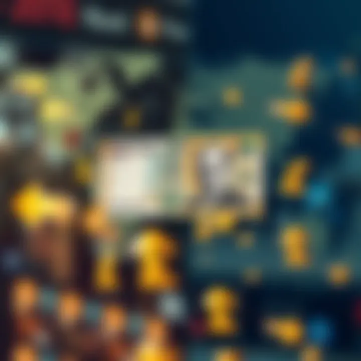 Global Market Influences on the South African Rand Value Global market connections impacting South African Rand with arrows and currency symbols