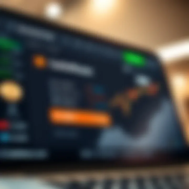 Digital exchange platform displaying multiple cryptocurrency options with SafeMoon highlighted