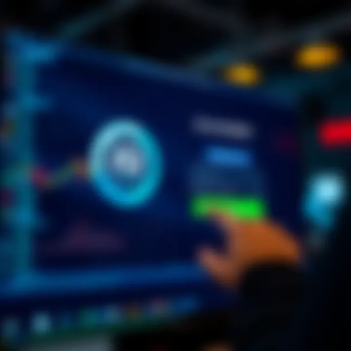 User entering credentials on IQ Academy login interface
