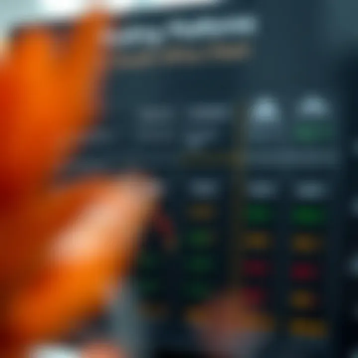 Comparison chart showing different trading platforms available to South African users