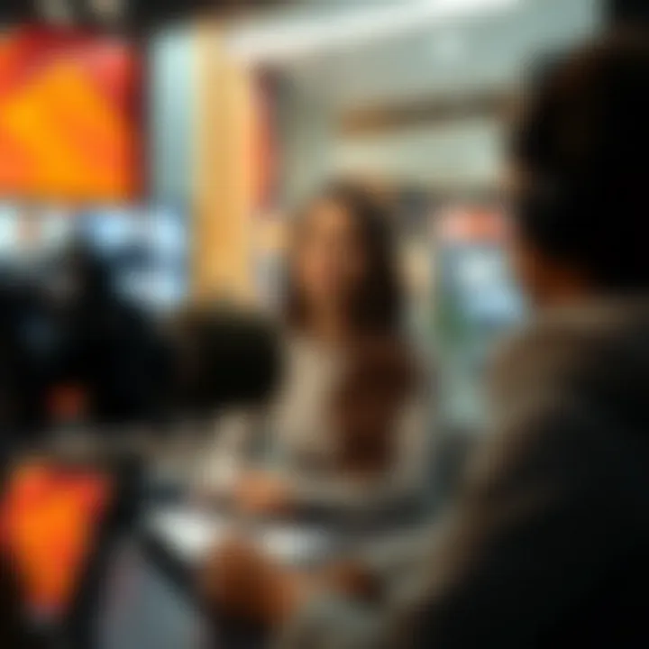 Layah Heilpern interacting with viewers on South African media platform