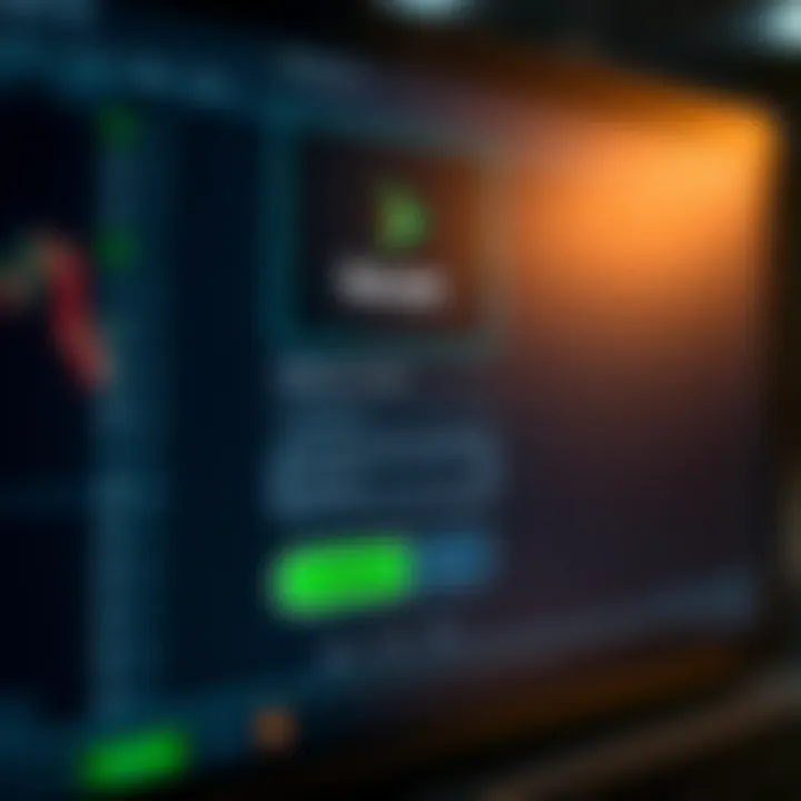 Secure login interface showing username and password fields on a binary trading platform