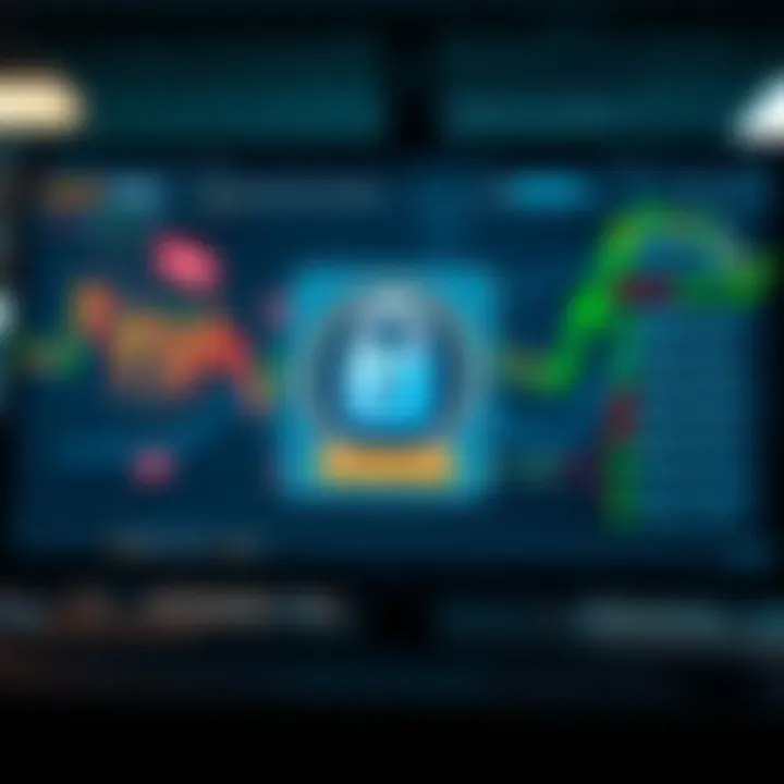 Secure login screen highlighting advanced security features for safe online trading