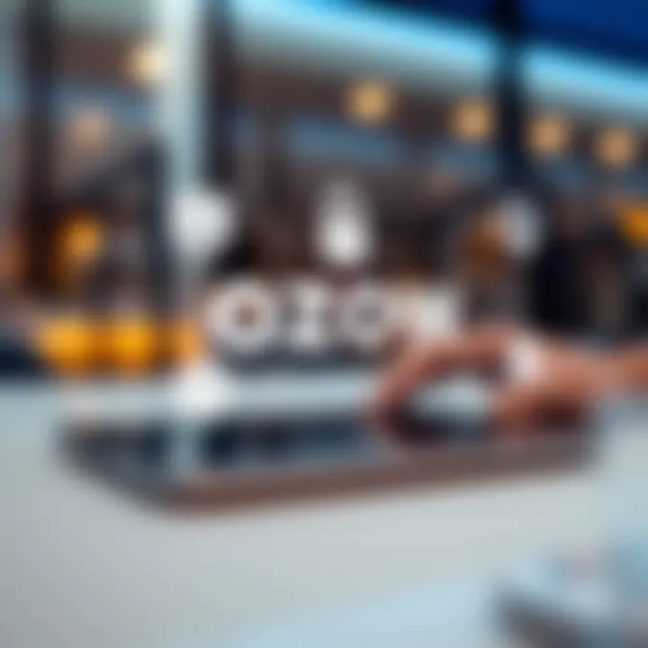 Illustration of secure online payment using Ozow with digital security icons