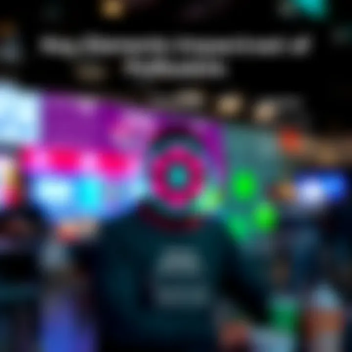 Visual representation of key factors influencing Polkadot's value including technology, adoption, and market sentiment