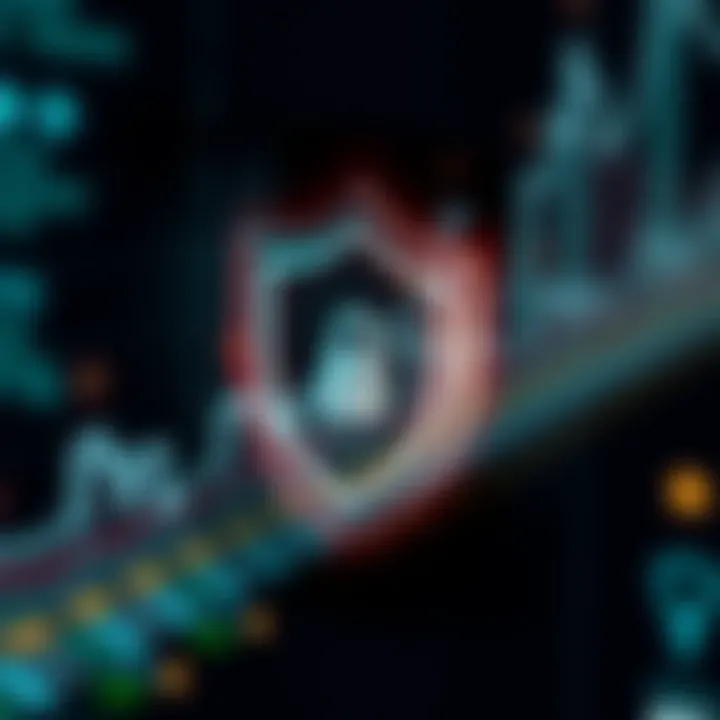 Security shield icon representing data protection measures on Quotecx