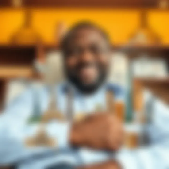 Illustration of diverse revenue streams and business ventures contributing to Ref Wayne's financial success