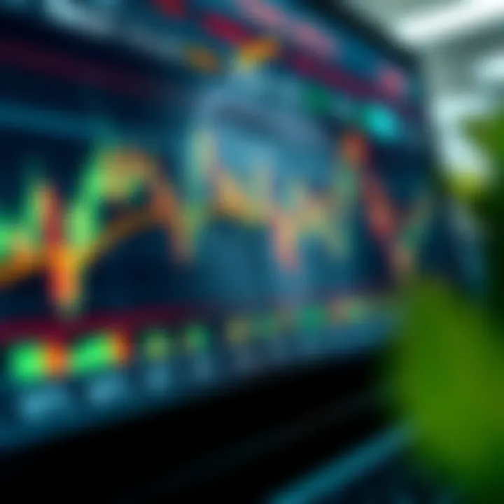 Graph depicting market trends and analysis for South African trading strategies