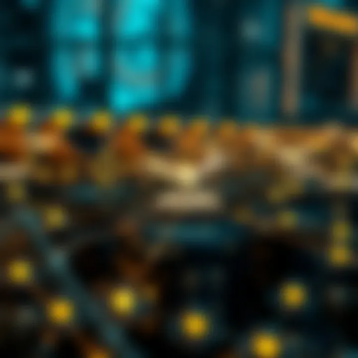 Visualization of Solana blockchain network connections and nodes