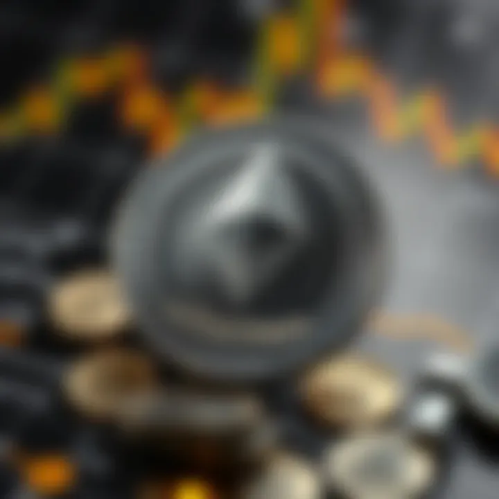 Ethereum Investment Insights for South African Market Conceptual illustration of digital currency with South African map highlighting investment strategy
