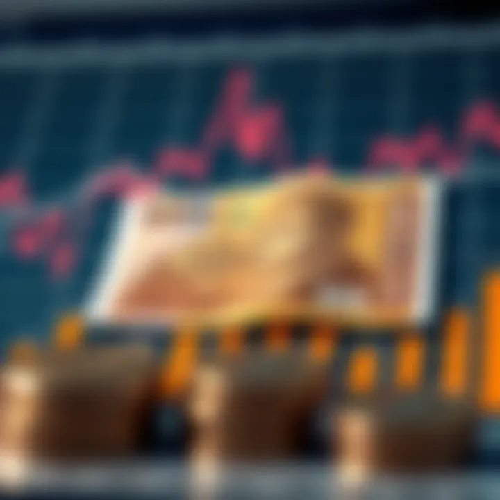 Graph showing trends in the South African Rand exchange rates with economic indicators