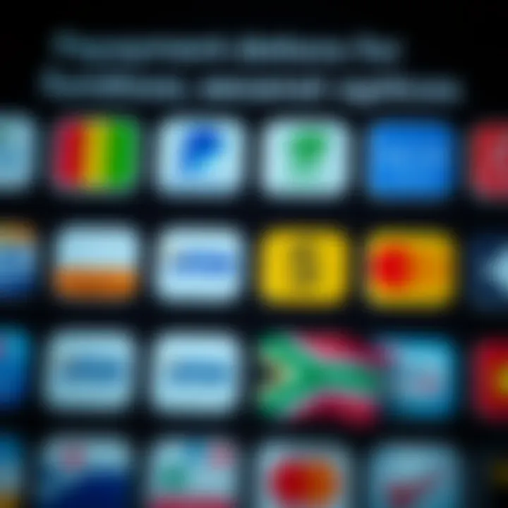 Collection of payment method icons supported by SuperForex for funding trading accounts