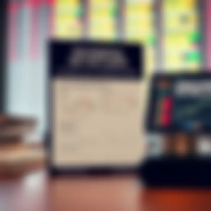 Graphic displaying PDF resources and guides for learning trading book patterns effectively