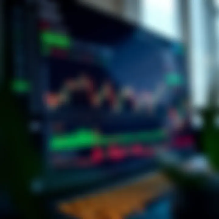 Interface showing Deriv.app trading dashboard with charts for forex and commodities