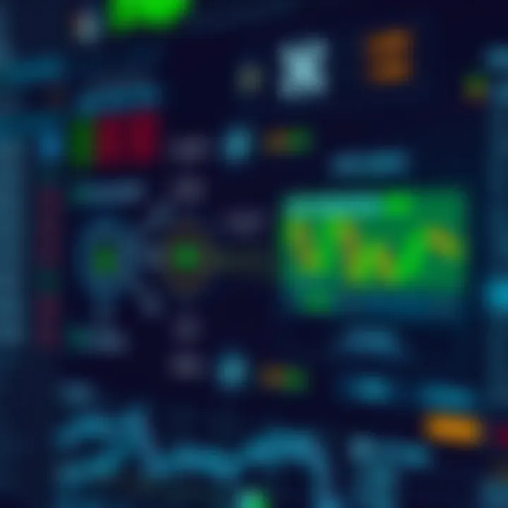 Automated Currency Trading System Using Algorithmic Signals Diagram illustrating automated currency trading system with algorithmic signals and market data