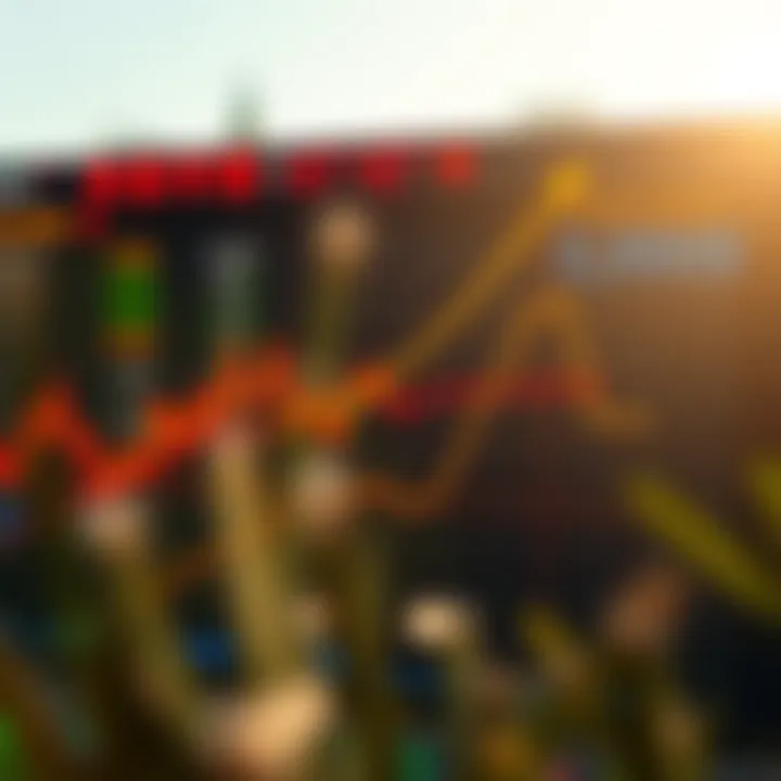 Graph illustrating growth potential of forex trading with bonus incentives