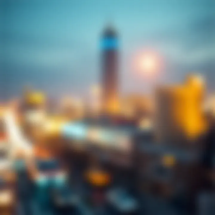 Visual representation of peer-to-peer technology applications in various sectors including finance and communication