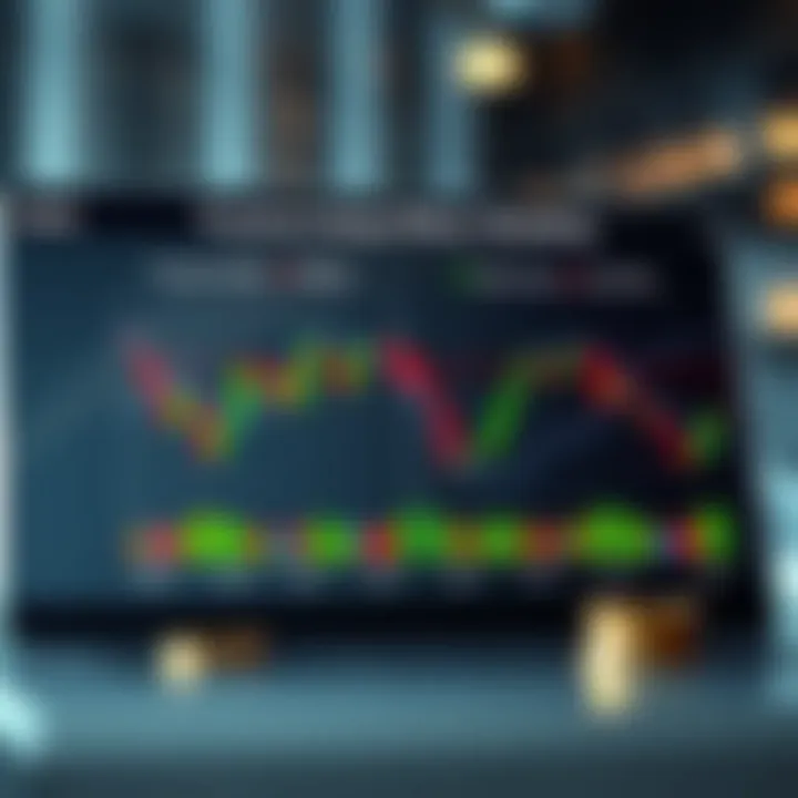 Comparison chart of positive and negative swap effects in forex markets