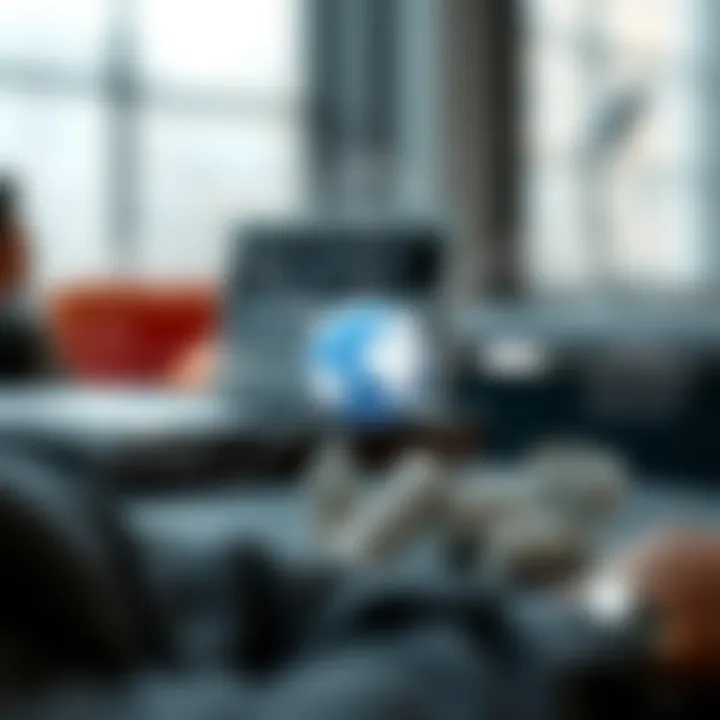 Diagram showing applications of synthetic materials in multiple industries and their environmental impact