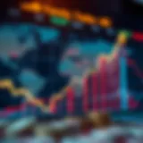 Graph showing upward trend of currency exchange rates against a global financial background