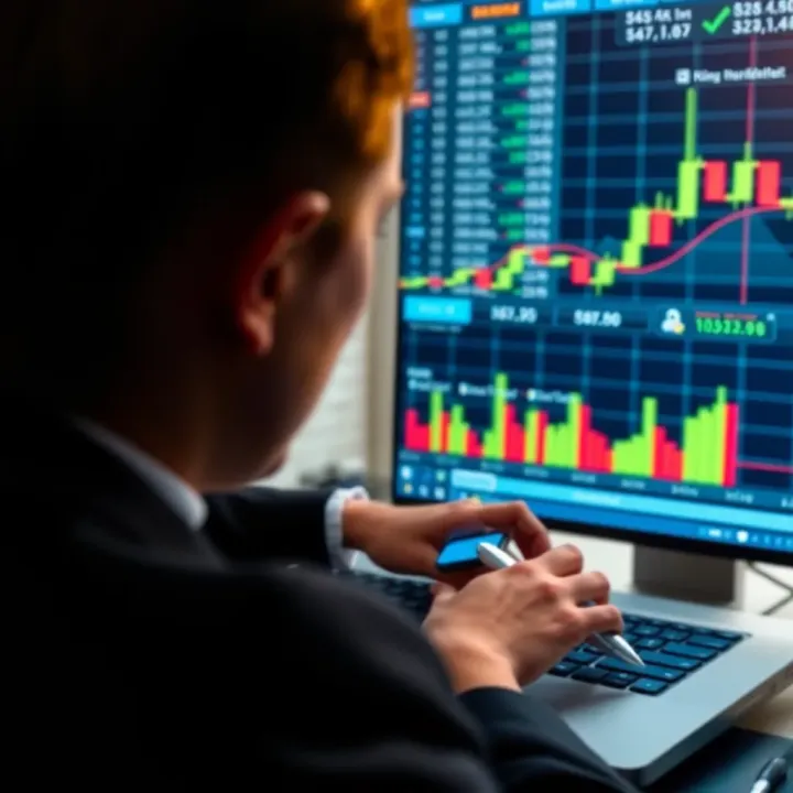 Illustration of a secure online trading platform highlighting regulation and risk management features