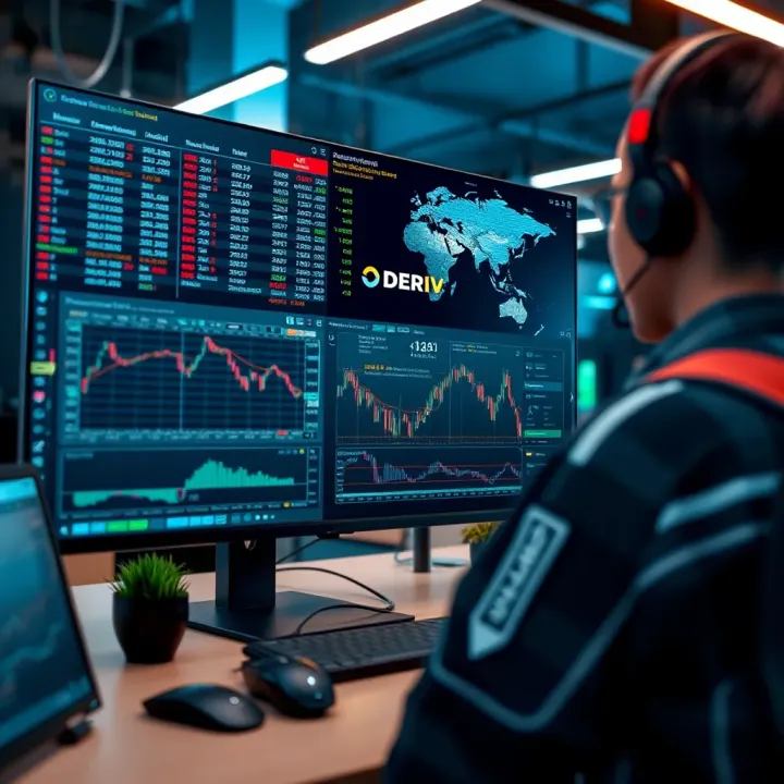 Illustration of secure online trading environment highlighting data protection and customer support features