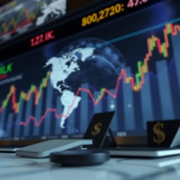 Economic and Geopolitical Influences on Rand-Dollar Exchange Visual representation of economic indicators and geopolitical factors influencing Rand-Dollar exchange