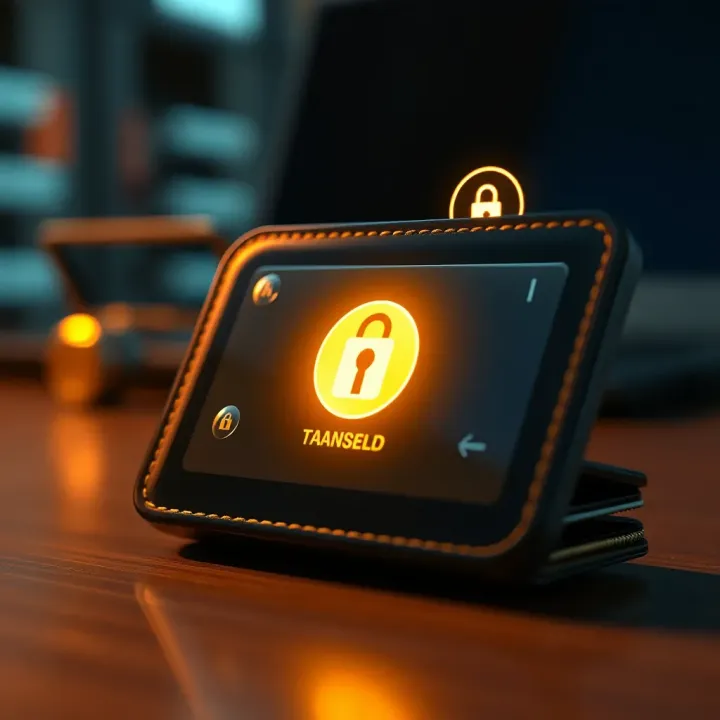 Illustration showing a secure digital wallet with transaction confirmation symbols to represent successful online withdrawals