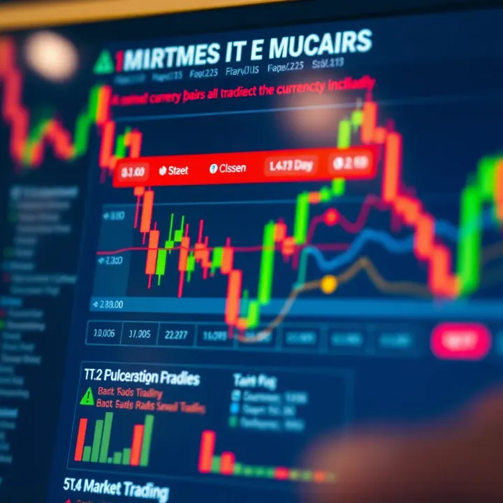 Diagram showing the basics of currency pairs and market fluctuations in forex trading