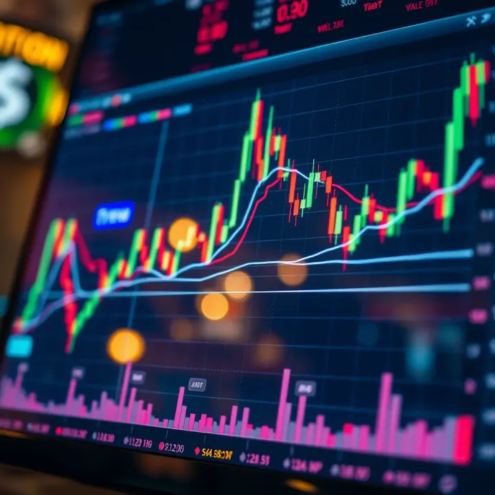 Forex market chart illustrating currency pair volatility during the London trading session