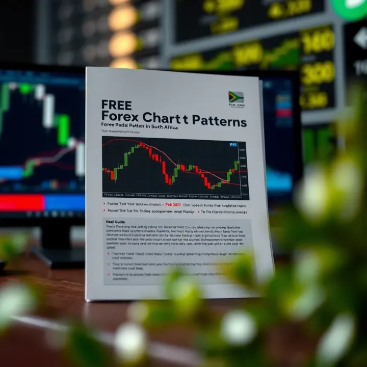 Free PDF Guide for Forex Chart Patterns in South Africa Screenshot of a downloadable PDF guide displaying forex chart pattern explanations and trading tips for South African market