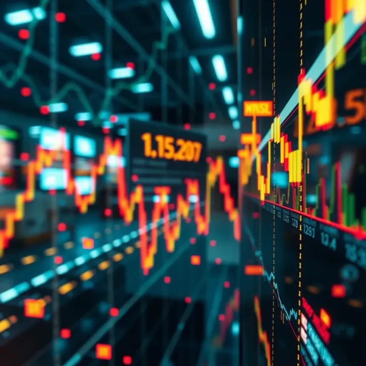 Visualization of high-frequency trading data flow in South Africa's financial markets