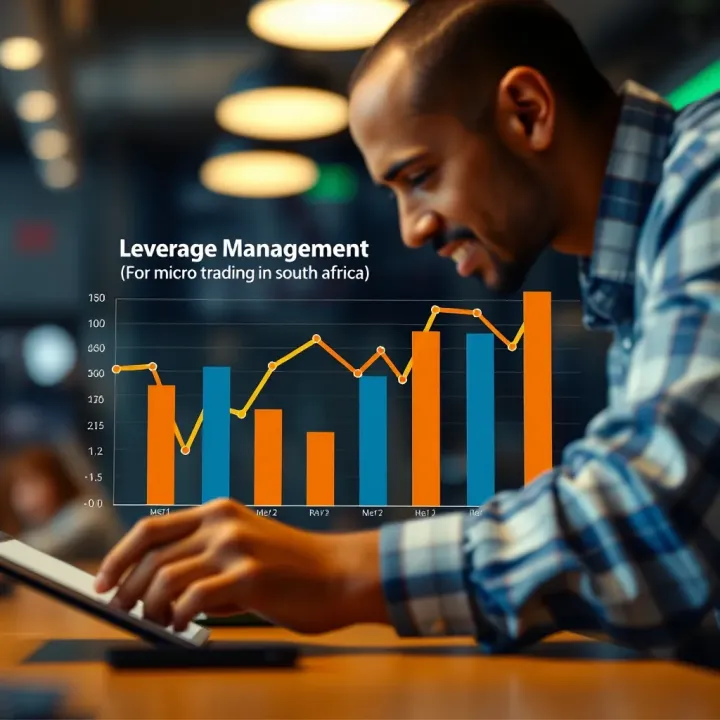 Chart illustrating leverage management tips for South African traders using micro accounts