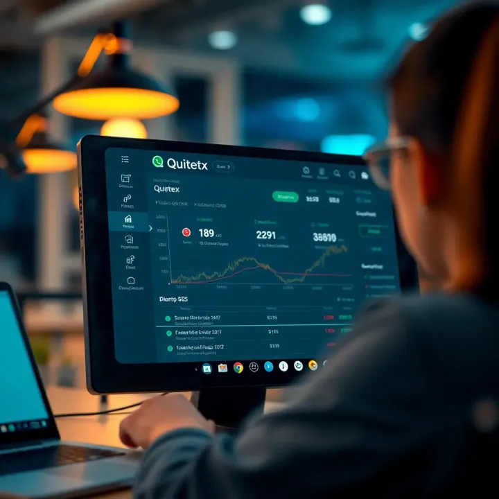 Quotecx Platform Features Overview User interface showcasing Quotecx platform features for seamless navigation