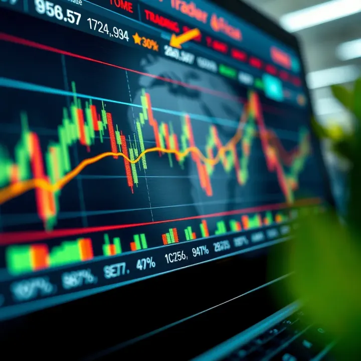Market Trends and Analytical Tools for South African Traders Graph depicting market trends and analysis for South African trading strategies